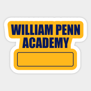 William Penn Academy Sticker